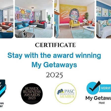 Villa The Townhouse By My Getaways Free Parking Hove Exterior foto