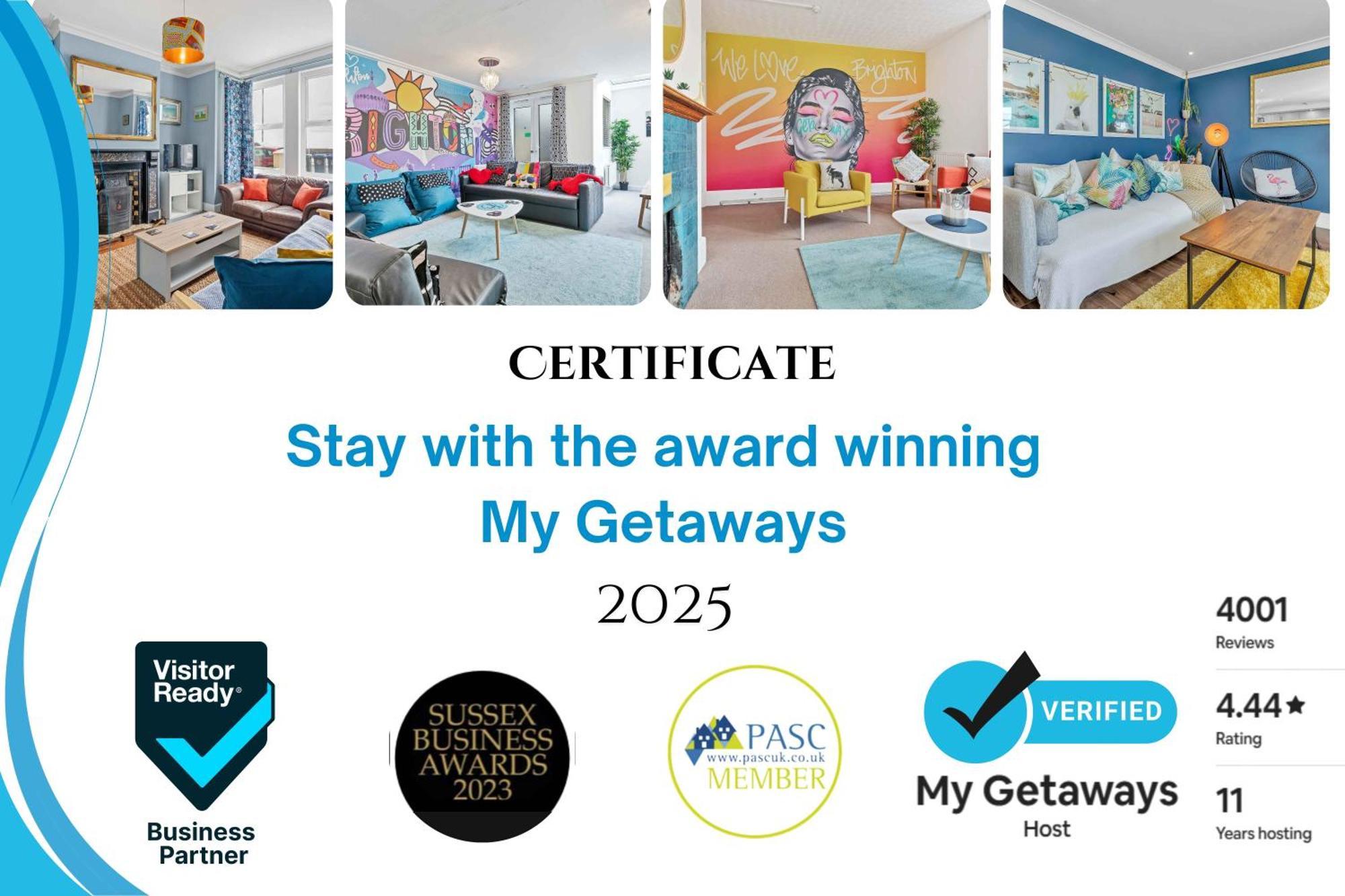Villa The Townhouse By My Getaways Free Parking Hove Exterior foto
